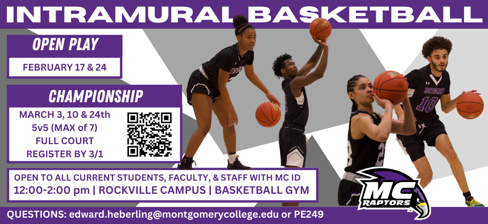 Join MC Athletics for Intramural Basketball