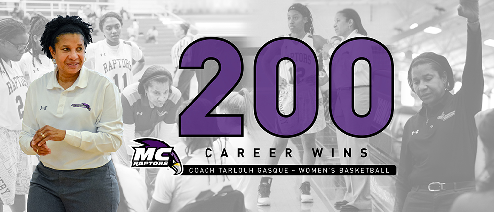Raptors Women’s Basketball Begins Season with Two Road Victories; Head Coach Tarlouh Gasque Reached 200th Career Win