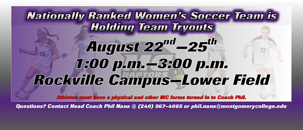 Nationally Ranked Women's Soccer Team is Holding Team Tryouts