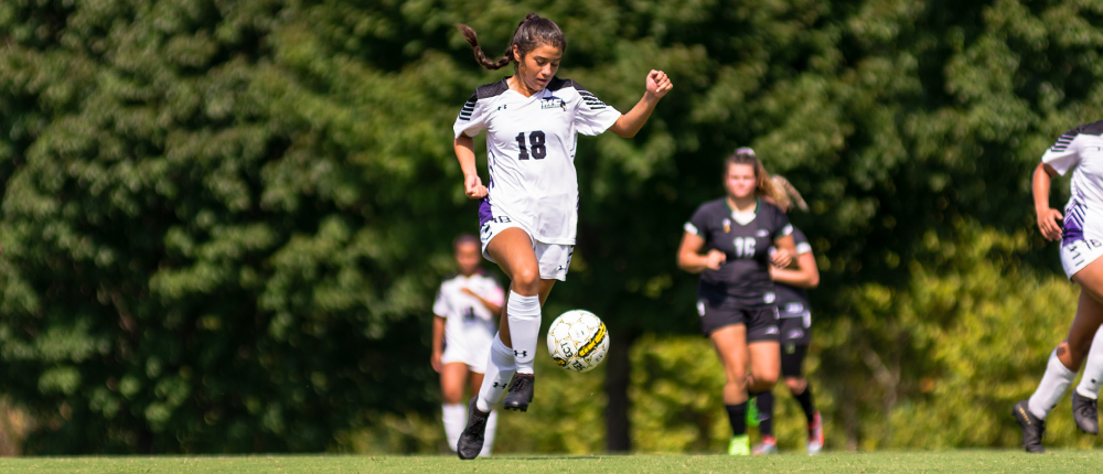 Four Raptors Women's Soccer Players Record Three Goals in Victory Over Hagerstown CC