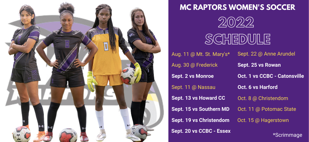 Raptor Women's Soccer Schedule Released