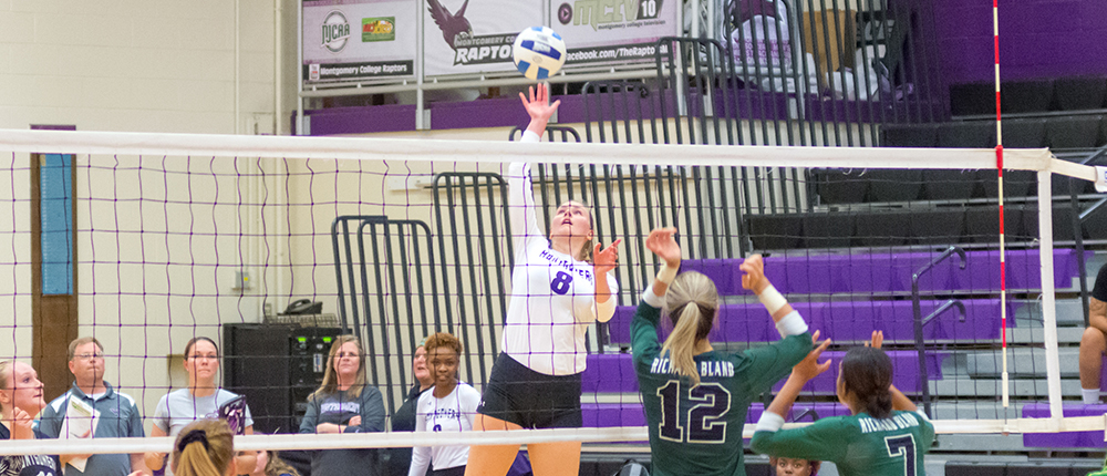 Raptors Volleyball Routed Catamounts; Dealt First Loss After 11-Game Win Streak