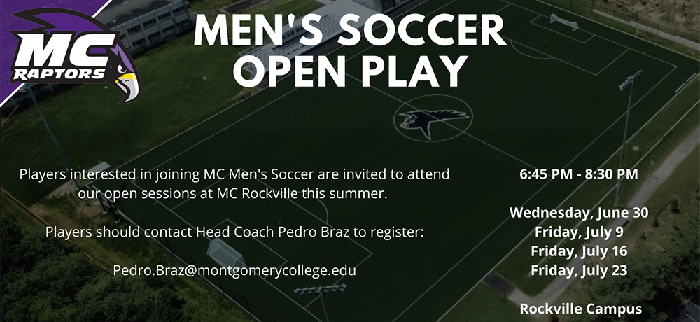 Men's Soccer Team is Holding Summer Open Sessions