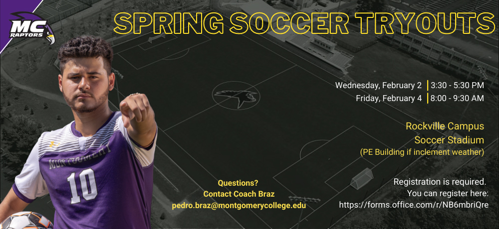 Men's Soccer Spring Tryouts Announced
